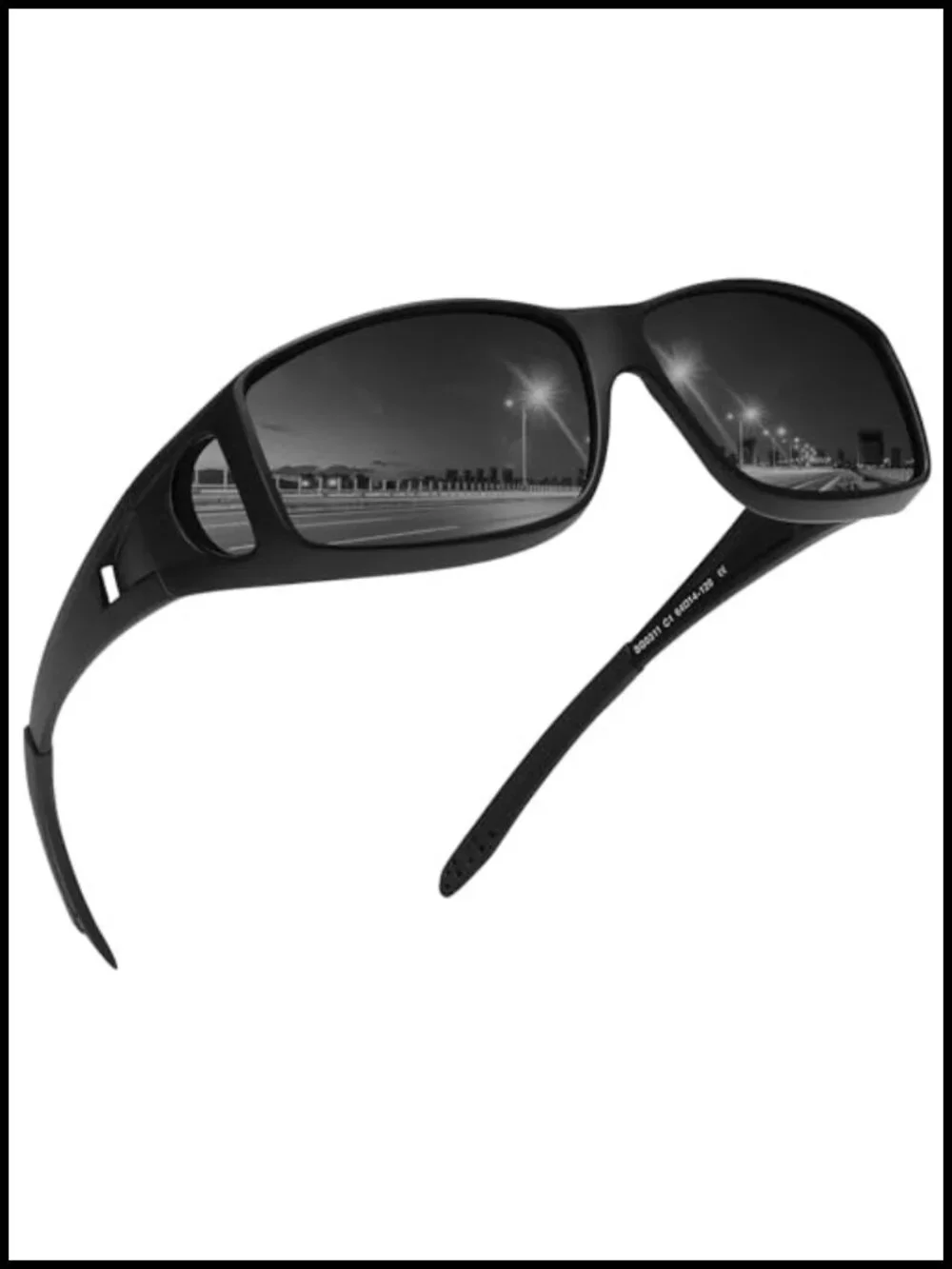 Fit Over Glasses Wrap Around Sunglasses Polarized UV400 TR90